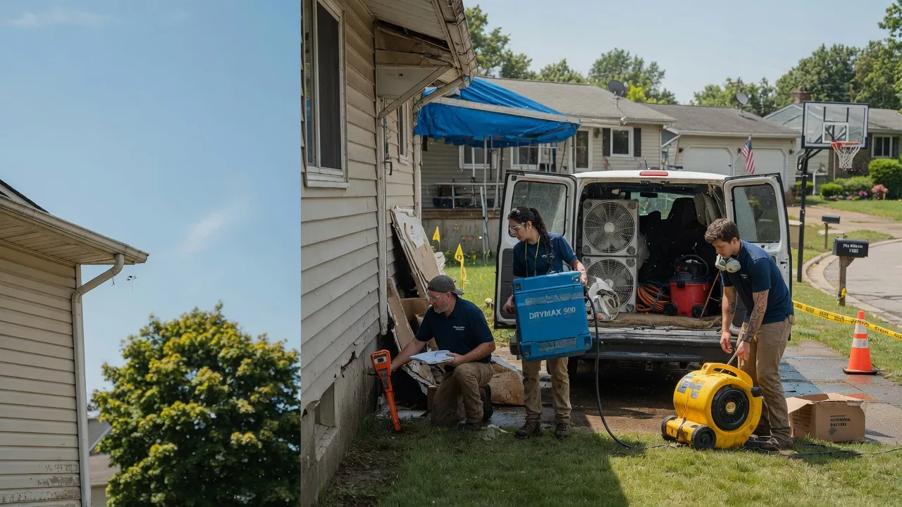 Ceiling Leak Cleanup in Penfield, NY near me